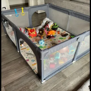 Box bambini con DOPPIO INGRESSO 180 cm x 150 cm