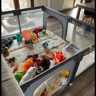 Box bambini con DOPPIO INGRESSO 180 cm x 150 cm