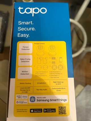 Tapo C210 Cámara Seguridad 2K Pack 2