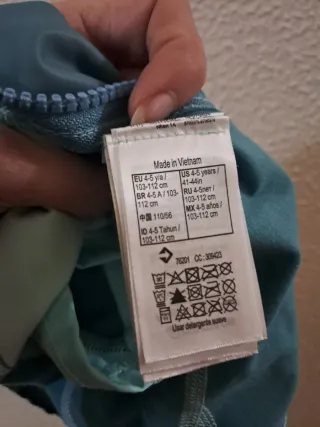 Traje de baño infantil 5 años