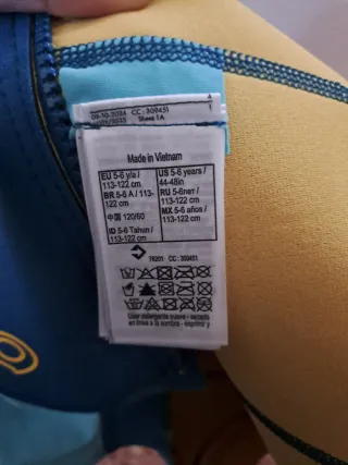 Traje de baño infantil 5 años