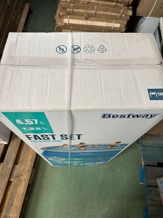 Piscina Bestway Fast Set con Bomba 457x122 cm