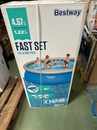 Piscina Bestway Fast Set con Bomba 457x122 cm