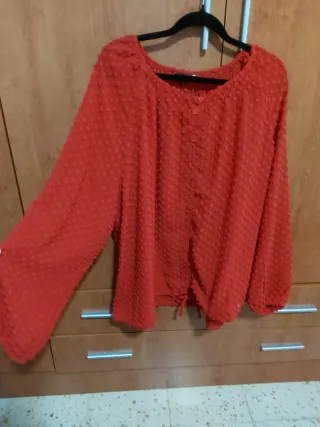 Blusa M&S Mode roja