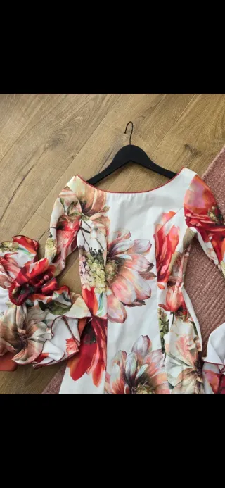 Traje de flamenca estampado floral