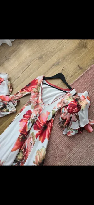 Traje de flamenca estampado floral