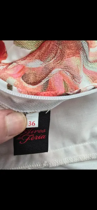 Traje de flamenca estampado floral