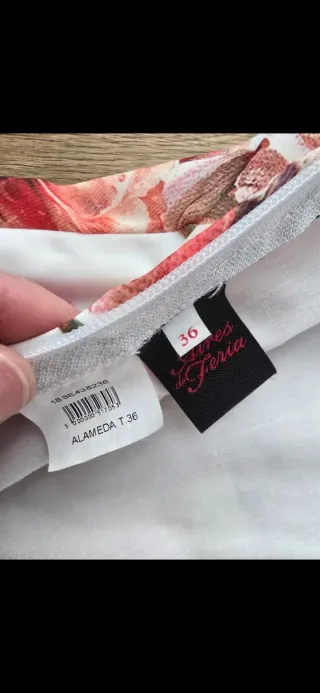 Traje de flamenca estampado floral