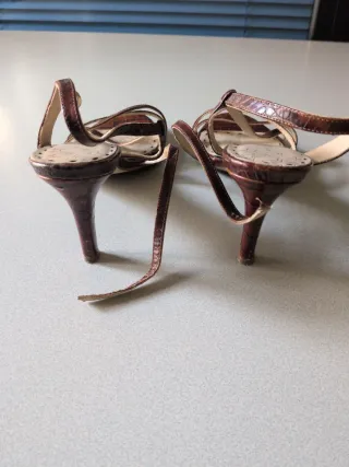 Sandalias Pedro Miralles Piel Marrón Mujer