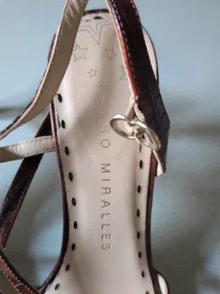 Sandalias Pedro Miralles Piel Marrón Mujer