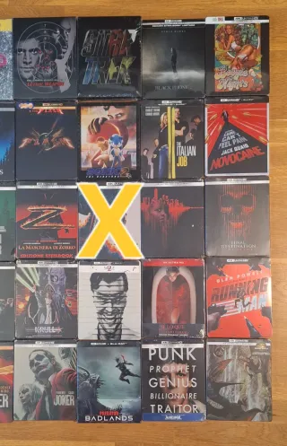 Lote 34 steelbooks 4K UHD bluray