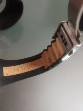 Reloj Lotus Hombre Cuadrado Plata Negro