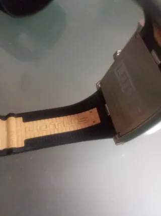 Reloj Lotus Hombre Cuadrado Plata Negro