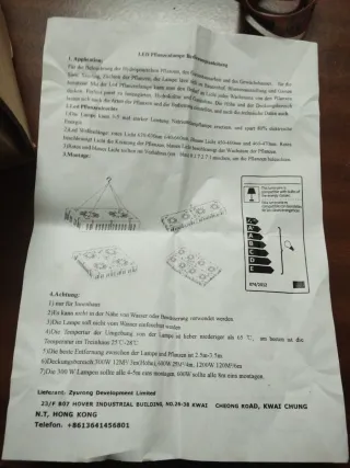 Focos LED Cultivo Full Spectrum 600W