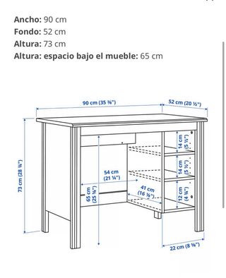Escritorio blanco con estanterías - White desk