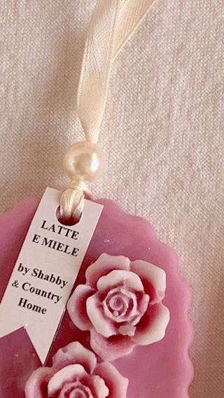 Targhetta in cera Profumata: doppio utilizzo