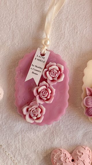 Targhetta in cera Profumata: doppio utilizzo