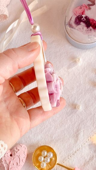 Targhetta in cera Profumata: doppio utilizzo