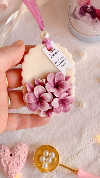 Targhetta in cera Profumata: doppio utilizzo