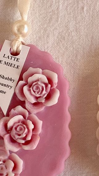 Targhetta in cera Profumata: doppio utilizzo