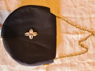 Borsa artigianale perline e conchiglie