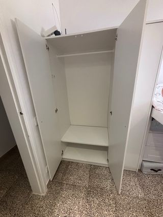 Armario Blanco IKEA KLEPPSTAD 117x55x176 cm