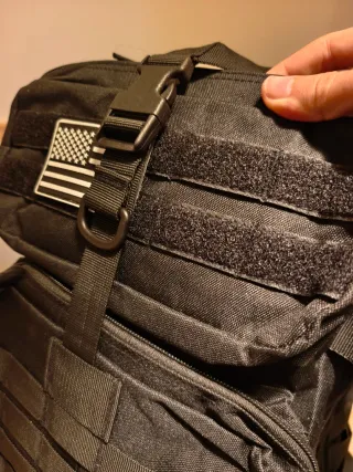 Mochila Táctica 50L Resistente Negra Nueva