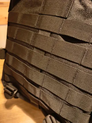 Mochila Táctica 50L Resistente Negra Nueva