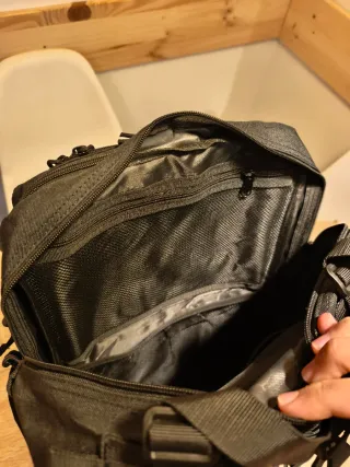 Mochila Táctica 50L Resistente Negra Nueva
