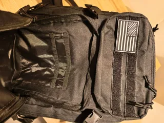 Mochila Táctica 50L Resistente Negra Nueva