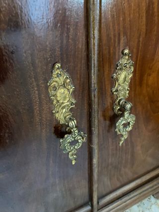 Mesitas Vintage Madera y Cristal