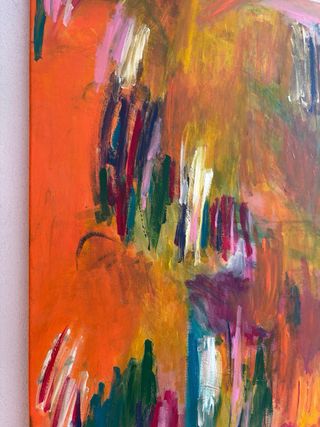 Cuadro abstracto multicolor ideal sala/oficina