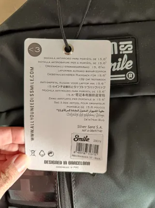Mochila para portátil Akira Antirrobo 15.6 Negra
