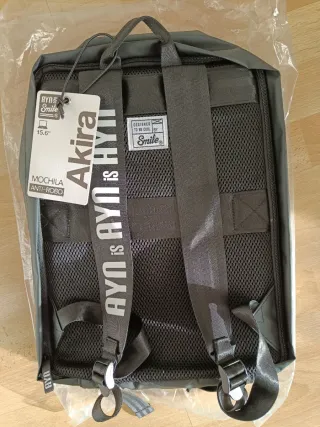 Mochila para portátil Akira Antirrobo 15.6 Negra