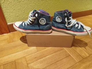 Zapatillas altas Mustang lona apariencia vaquera