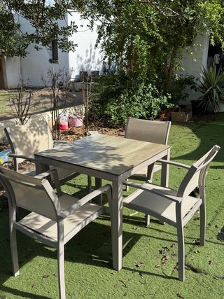 Mesas y sillas para terraza