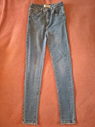 Set dolcevita H&M beige pois + jeans