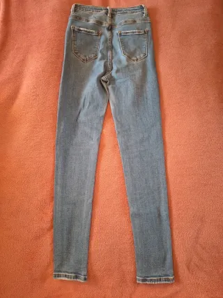 Set dolcevita H&M beige pois + jeans