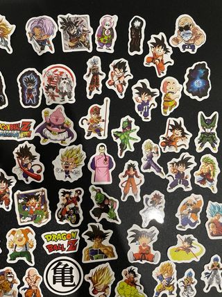 Lote 100 Pegatinas figuras Dragon Ball Z