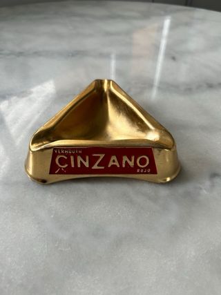 Cenicero Cinzano Latón Vintage