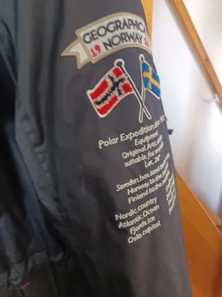 Chaqueta Geographical Norway Negra