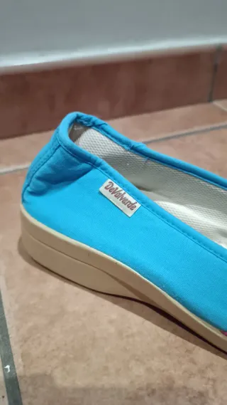 Zapatillas verano DelavalVerde azul T39