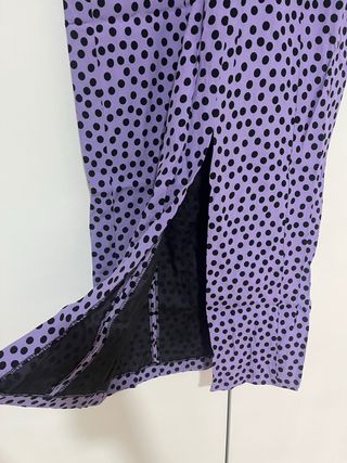 Vestido Zara lunares morado sin estrenar