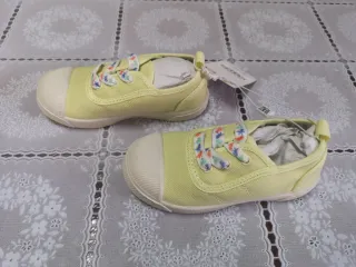 Sapatilhas Zara Amarelas C/ Dinossauros