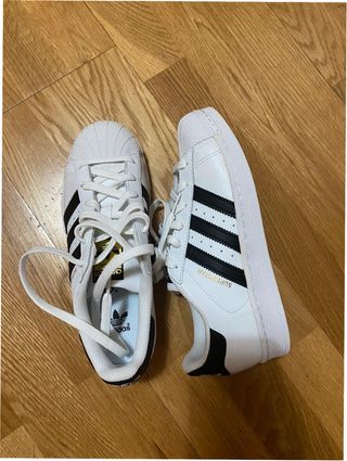 Adidas Superstar Blancas Negras Talla 42