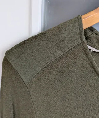 Salsa Talla M - Camiseta verde oliva manga larga