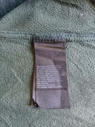 the north face pile zip woman size XS green