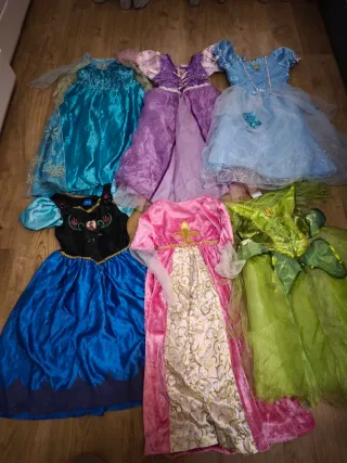 16 Disfraz niña , princesas y varios