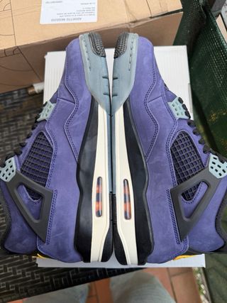 Air Jordan 4 Retro Lakers Viola Giallo 42.5