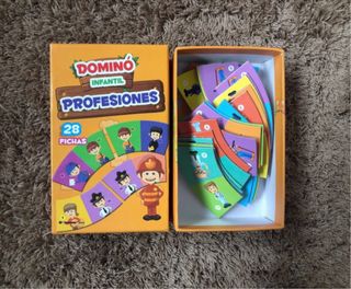 Domino Infantil Coches y Profesiones